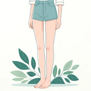 체형교정후 이쁜 다리 