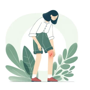 다리통증 무릎 모습 반장슬 빽리 
